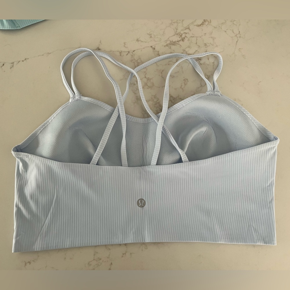 Lululemon Like a Cloud Ribbed Longline Bra, light support B/C cup